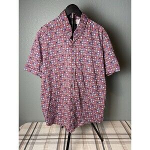 Robert Graham Modern Americana Men’s Tailored Fit Button Up Size 2XL Geometric